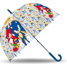 Kids Euroswan licencēts caurspīdīgs manuāls lietussargs 19" Sonic