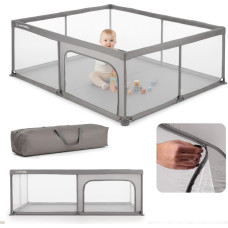 Sun Baby Bērnu rotaļu laukums, manēža 150 x 200 x 68 cm - pelēks B02.008.0.1