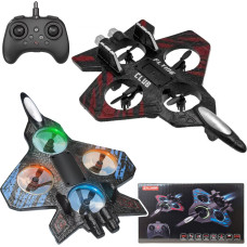 SAMOLOT DRON ZE ŚWIATŁEM NA RADIO