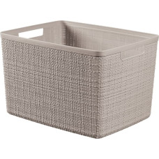 Curver Groziņ&scaron; Jute L 20L 36x28x23cm bē&scaron;s
