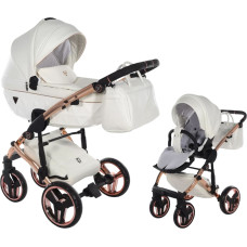 Junama Universālie rati 2 in 1 Fluo Line v3 indyvidual - 16 Balts/varš (White/cooper)