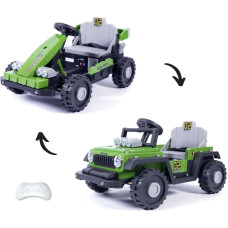 Milly Mally akumulatora transportlīdzeklis Prime 2in1, zaļš