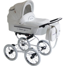Baby Fashion ISABELL Universālie rati 3in1, I-1 Balts (White)