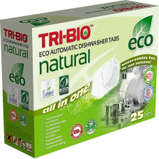 Tri-Bio TABLETES tabletes trauku mazgājamai ma&scaron;īnai 25gab. 0170