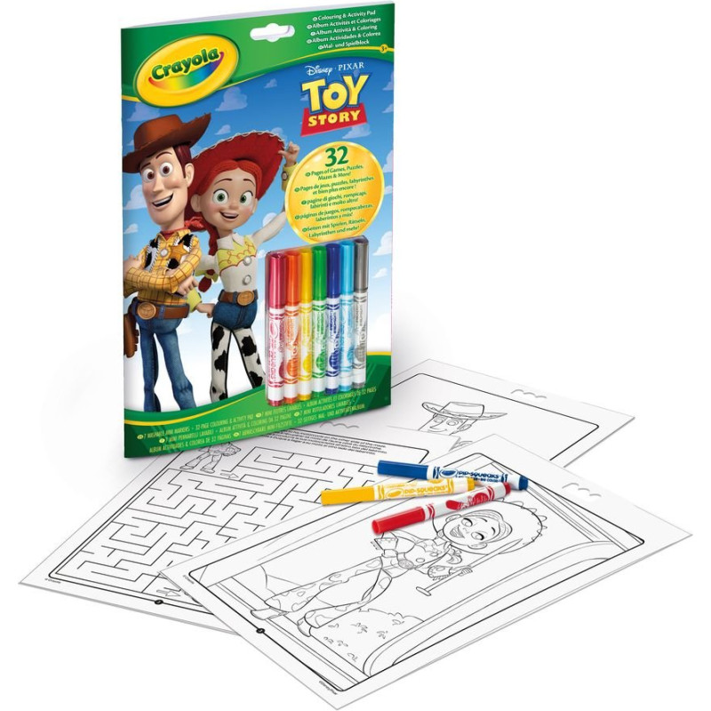 Crayola krāso&scaron;anas un aktivitā&scaron;u komplekts Color & Activity Toy Story 5, 04-7047G