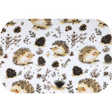 Ega Kids Diaper - 4282 - TETRA PRINT - EGA - HEDGEHOG - size 70x80 cm