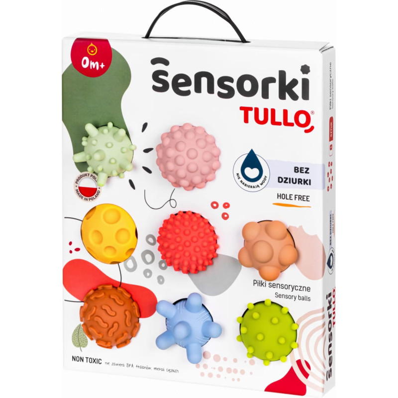 Tullo sensory shapes 8 pcs hole free pastel 497