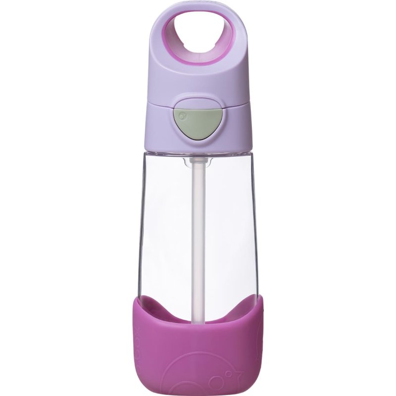 B.box BB001384 Butelka tritanowa ze słomką 450 ml Sugar Plum