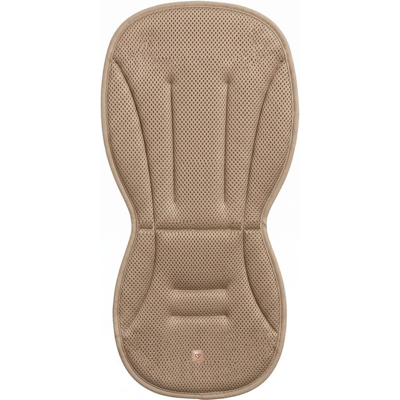 Oddychająca wkładka do wózka spacerówki Air beige