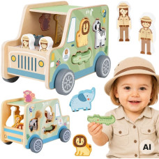 Tooky Toy Safarii Activity Cube Car