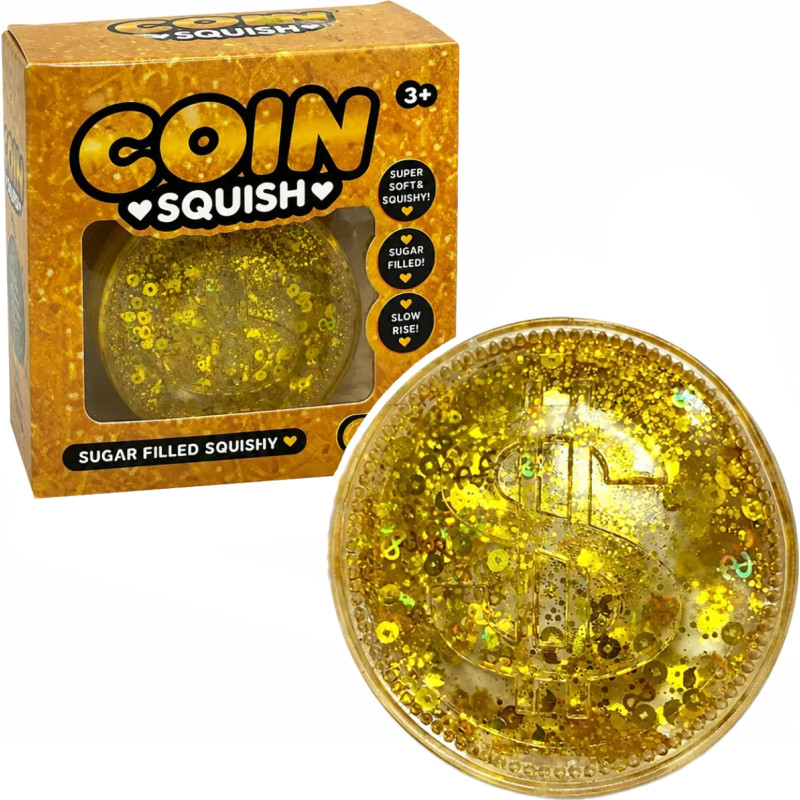 GNIOTEK SQUISHY MONETA BROKATOWA