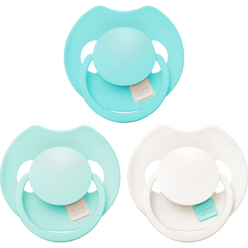 Lovi Prime silikona dinamiskais knupītis, Aqua Green, 6&ndash;18m., 3 gab., 34/452