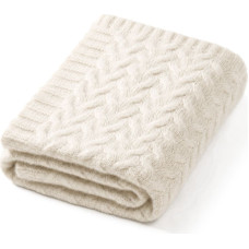 Babyono 1648/03 DARK ECRU MERINO WOOL BLANKET