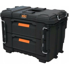 Keter Diy Instrumentu kaste ar 2 atvilktnēm ROC Pro Gear 2 Drawers Unit XL 56,5x37,5x41,3cm