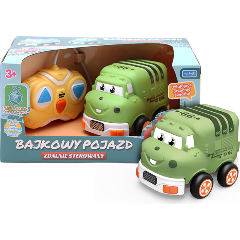 Artyk 132506 Bajkowy pojazd zdalnie sterowany zielony