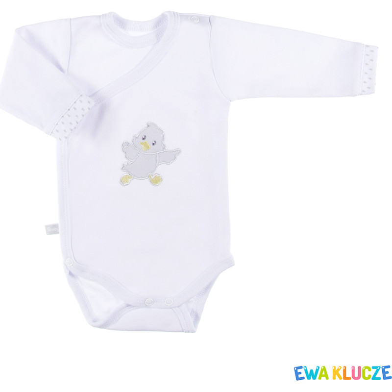 Ubranka EWA 852700 NEWBORN Body REGL DŁ biały 50