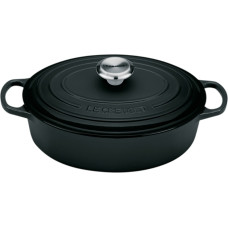 Le Creuset Čuguna katls ovāls Ø27cm / 3,4L matēts melns