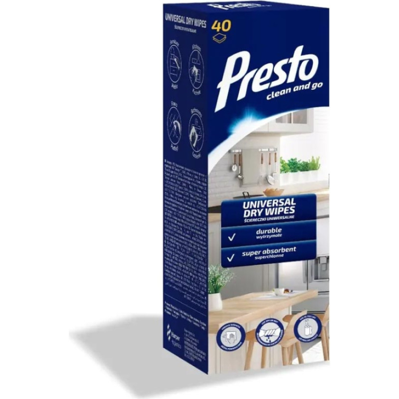 Presto Universālas salvetes rullī 40 gab., kastē