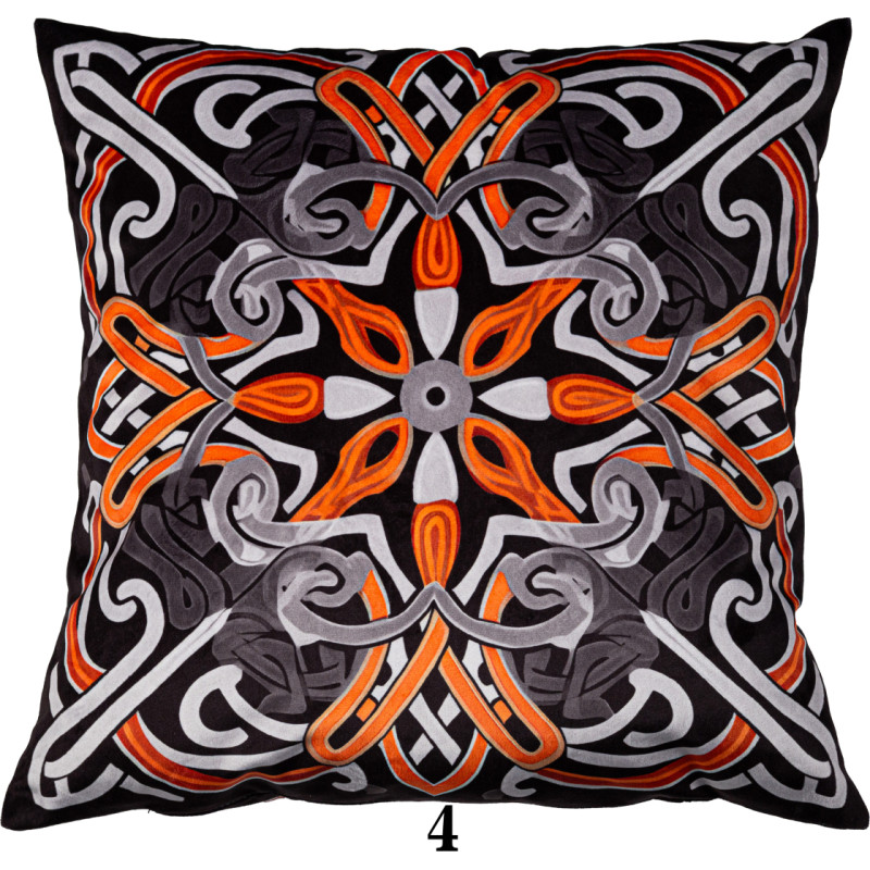 VELVET CUSHION COVER PRINT 40CM X 40CM PDW-004