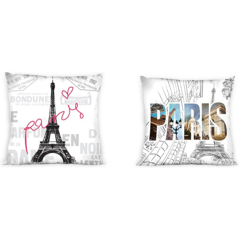 CUSHION COVER CITY 002 PARIS 40X40 DOUBLE-SIDED PC