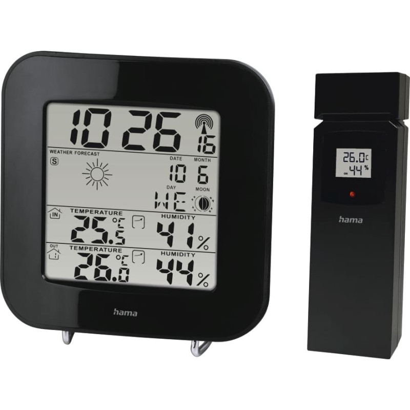 Hama 00186310 Weather station EWS-200 Black
