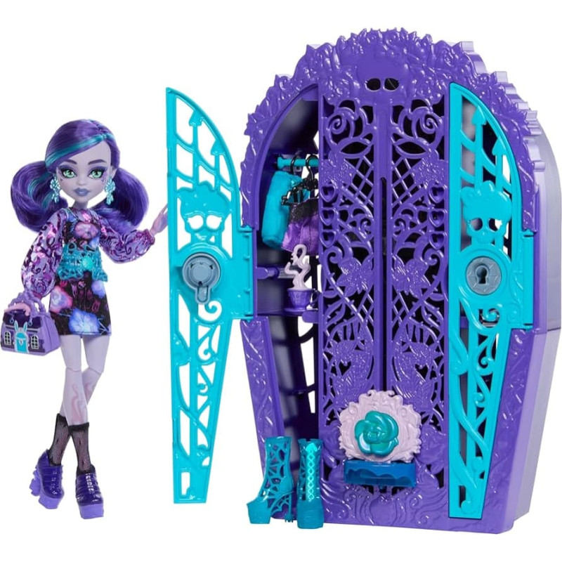 Monster High® slepenā skapja lelle Twyla