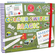 Floss & Rock Krāsojamā grāmata ar maģiskiem marķieriem, Mašīnas