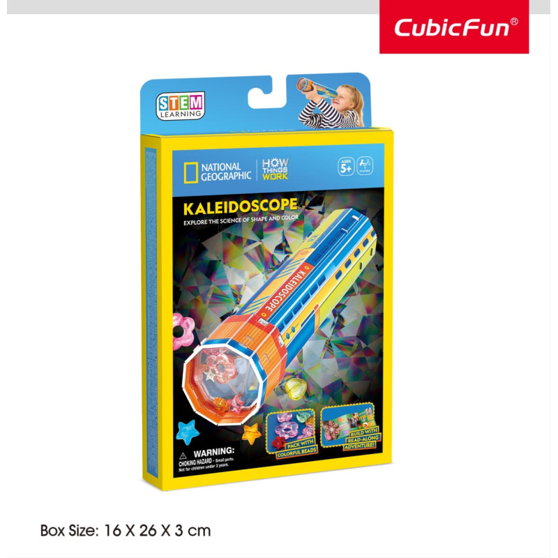Cubic Fun National Geographic 3D dėlionė Kaleidoskops