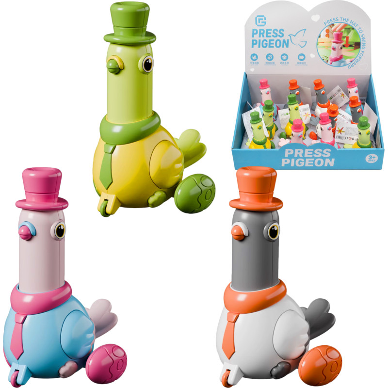 GOŁĄB NACIŚNIJ I JEDŹ 3 KOLORY