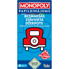 Monopoly Galda spēles papildkomplekts, Bezmaksas stāvvieta džekpots (Latvie&scaron;u val.)