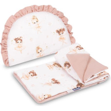 Sensillo MUSLIN PUSHCHAIR SET BALLERINAS PINK