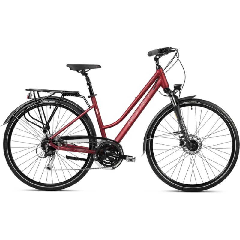 Romet velosipēds ROMET Gazela 6, 28", tumši rozā (M)