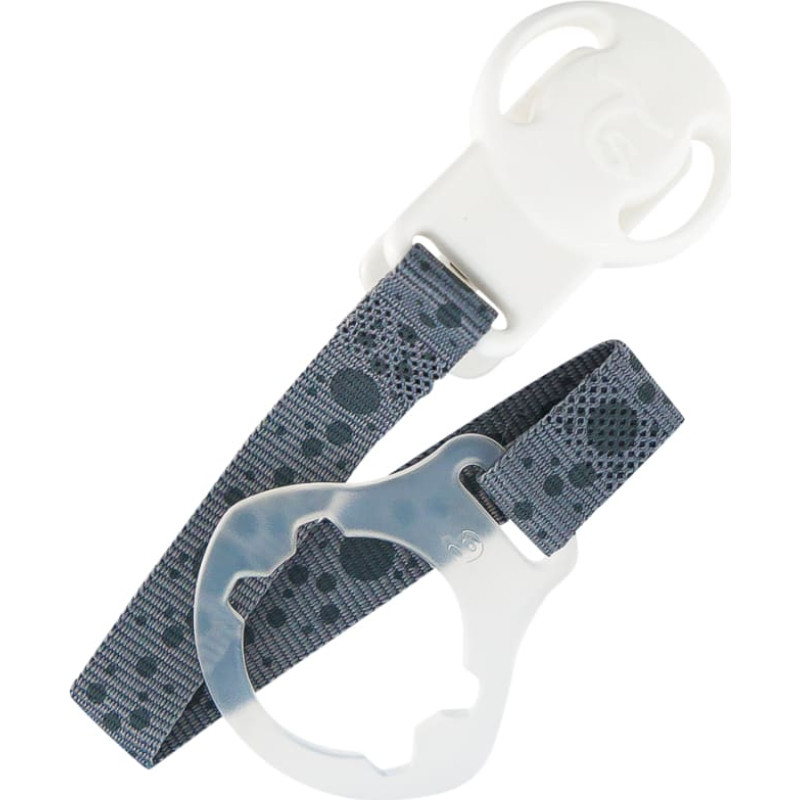 Twistshake Pacifier Clip Pastel Grey 78296