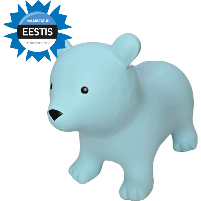 Gerardo's Toys Jumpy lēkājošais rotaļu dzīvnieks – lācis, zils