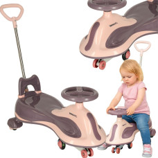 LED Swing FIX S2 gravitācijas skrejritenis ar rokturi purpursarkans max 100kg