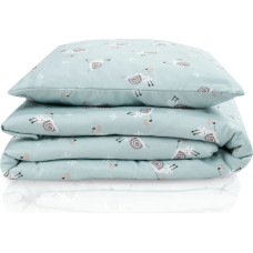 Julius Zollner Gultas veļas komplekts JERSEY Schnecke, 80x80 + 35x40 cm