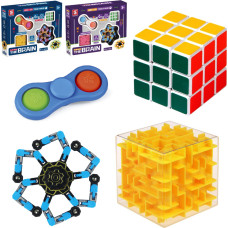 ZESTAW UKŁADANEK LOGICZNYCH KOSTKA