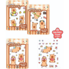 Trendhaus Capybara Happy Life - Sticker set, 26 pieces, 3 assorted