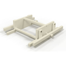 Ingvart Šķērsvirziena svārsts apaļai/ovālai gulai Smart ivory