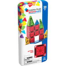 Magna-Tiles Micromags ceļojumu komplekts, 26 gab.