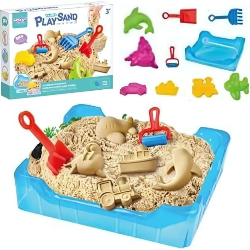 Woopie 54801 Stolik z piaskiem kinetycznym 0,5kg