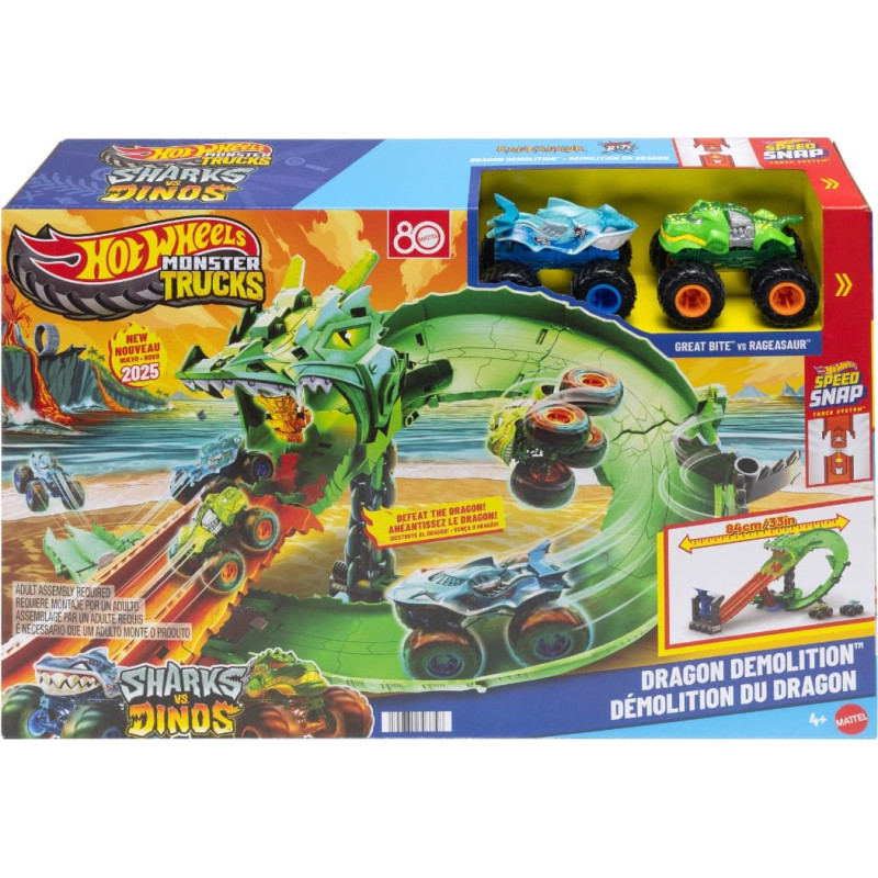 Hot Wheels® Monster Trucks Draakoni hävitusrada