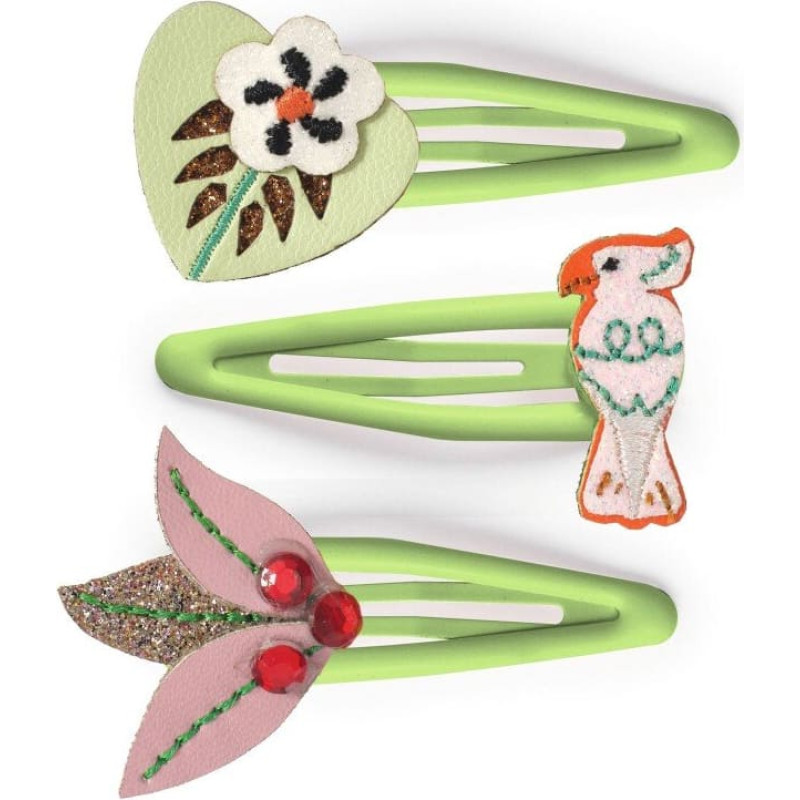 Djeco Plume - Matu sprādzes - Džungļi (3 gab.)