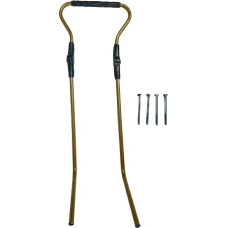 Adbor Regulējams stumjamais rokturis ragavam, zelts