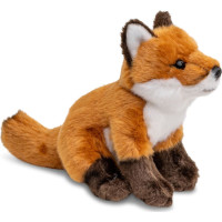 Uni-Toys Plī&scaron;a rotaļlieta Lapsa, maza, sēdo&scaron;a, 15 cm