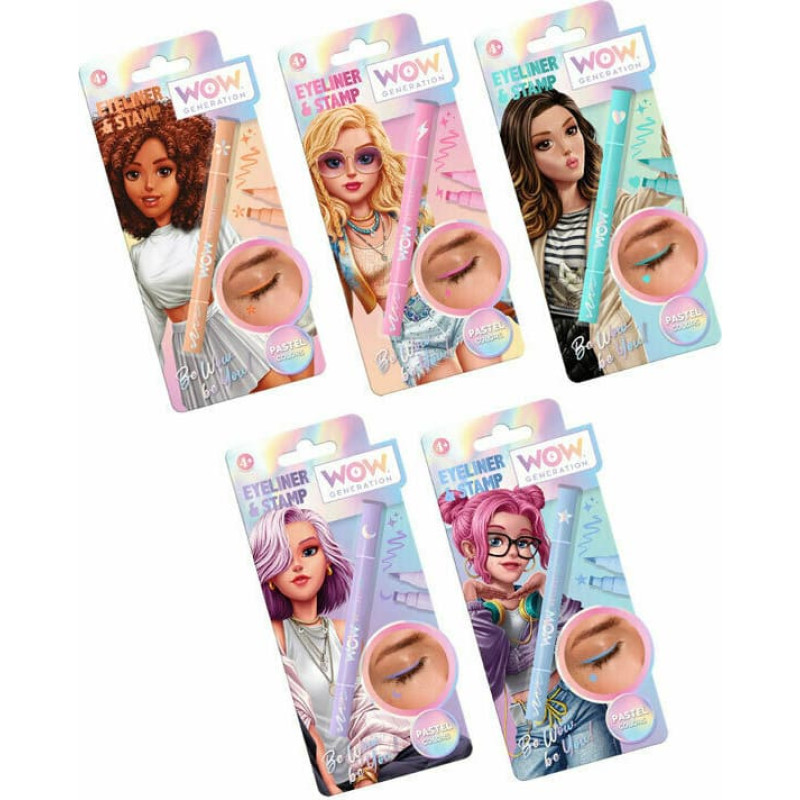 Kids Euroswan - Akcesoria Licencyjne EYE LINER AND FACE SEAL WOW GENERATION