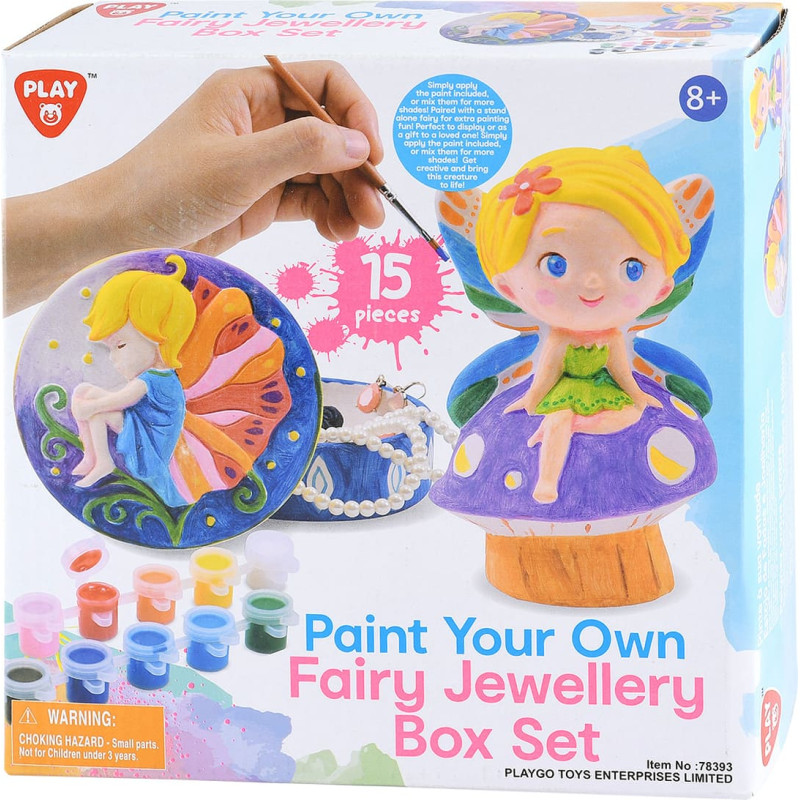 Playgo krāsojamais fējas un rotaslietu kastes komplekts, 78393