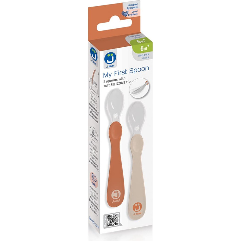 2-pack baby spoons My first spoon toffee
