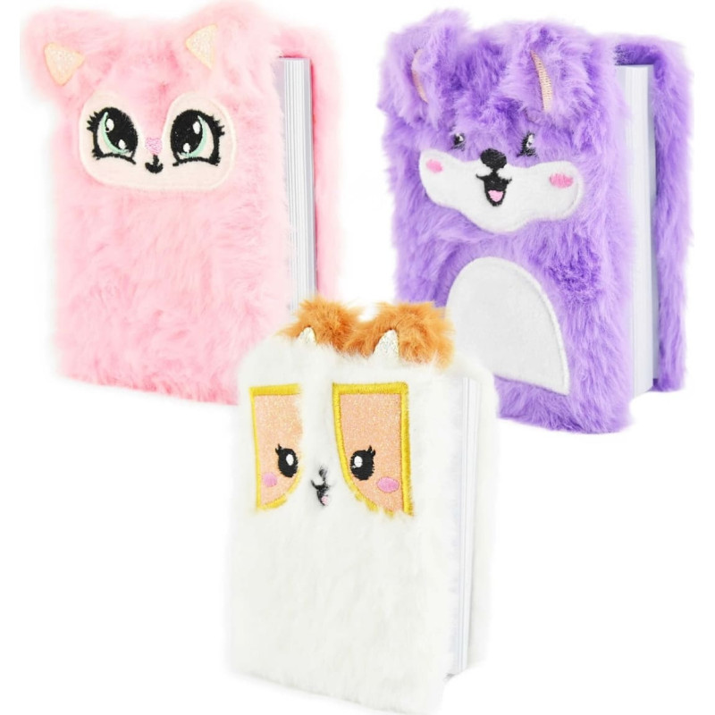 Märkmik Fluffy animal A7 karvane