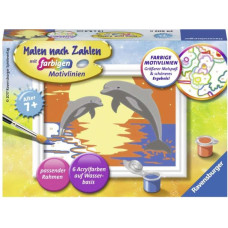 Ravensburger Krāsojamā glezniņa 12x8,5cm Delfīni
